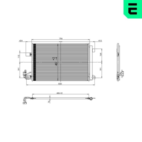 ERA Kondensator, Klimaanlage 667366