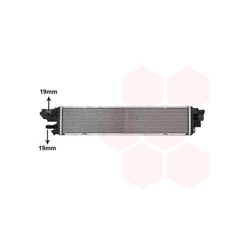 VAN WEZEL Niedertemperaturk&uuml;hler, Ladeluftk&uuml;hler 43012740