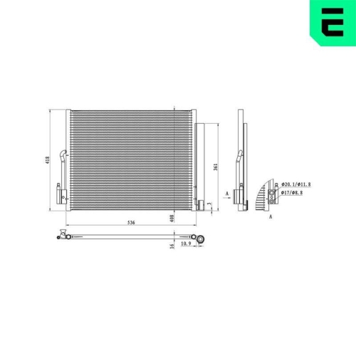 ERA Kondensator, Klimaanlage 667367