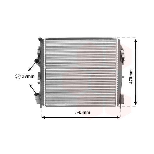 VAN WEZEL K&uuml;hler, Motork&uuml;hlung 43002325