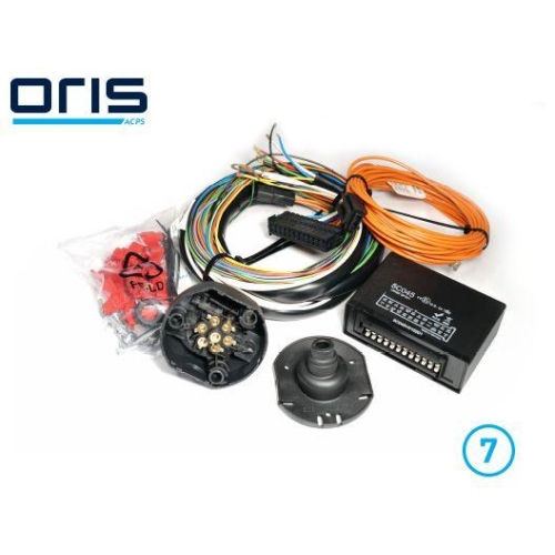 ACPS-ORIS Elektrosatz, Anh&auml;ngevorrichtung ORIS E-Set universal 7 p. 025-048