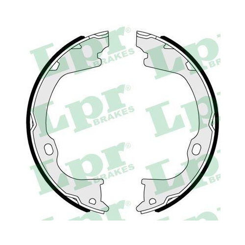 LPR Bremsbackensatz, Feststellbremse 01102