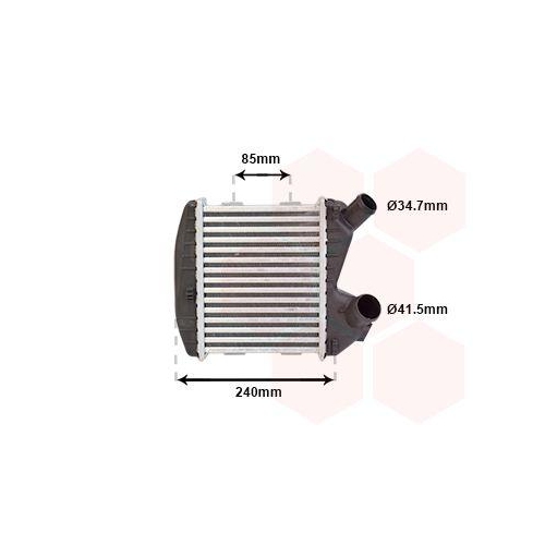 VAN WEZEL Ladeluftk&uuml;hler 29004004