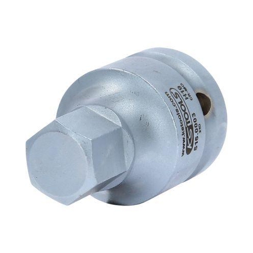 3/4 Zoll Kraft-Bit-Stecknuss Innensechskant kurz, 19mm KS TOOLS 515.0003
