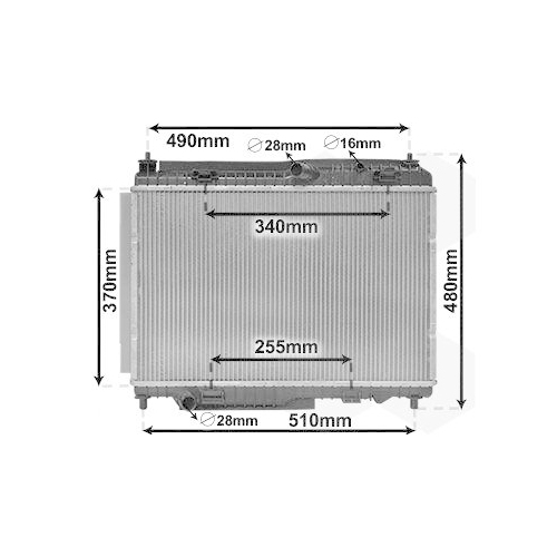 VAN WEZEL K&uuml;hler, Motork&uuml;hlung 18012701