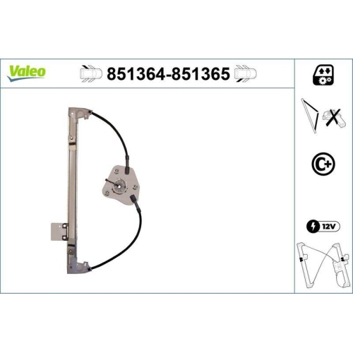 VALEO Fensterheber 851364