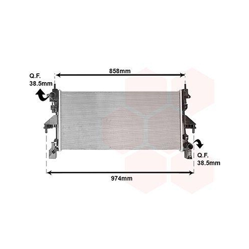 VAN WEZEL K&uuml;hler, Motork&uuml;hlung 17012725