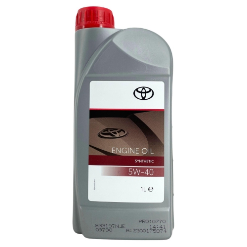 Original Toyota Motor&ouml;l Synthetic 5W-40 1 Liter 08880-80836