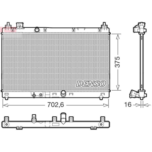 DENSO K&uuml;hler, Motork&uuml;hlung DRM40057