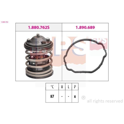EPS Thermostat, Kühlmittel Made in Italy - OE Equivalent