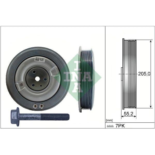 Schaeffler INA Riemenscheibensatz, Kurbelwelle 544 0506 20