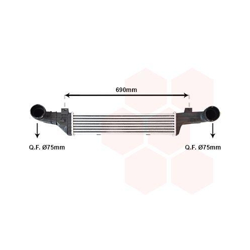 VAN WEZEL Ladeluftk&uuml;hler 30004296