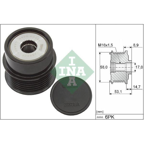 Schaeffler INA Generatorfreilauf 535 0326 10