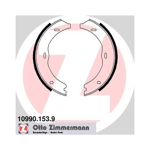 ZIMMERMANN Bremsbackensatz, Feststellbremse 10990.153.9