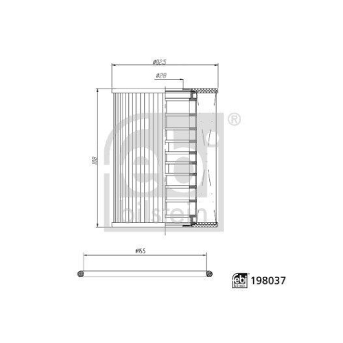 FEBI BILSTEIN &Ouml;lfilter 198037