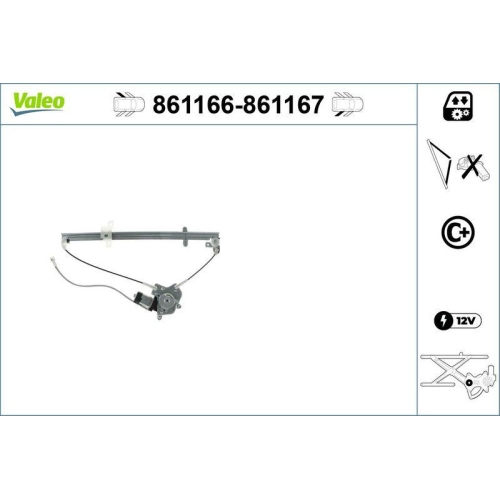 VALEO Fensterheber 861166