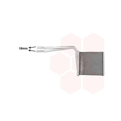 VAN WEZEL W&auml;rmetauscher, Innenraumheizung 30016709