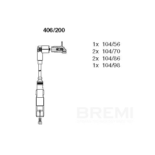 BREMI Zündleitungssatz