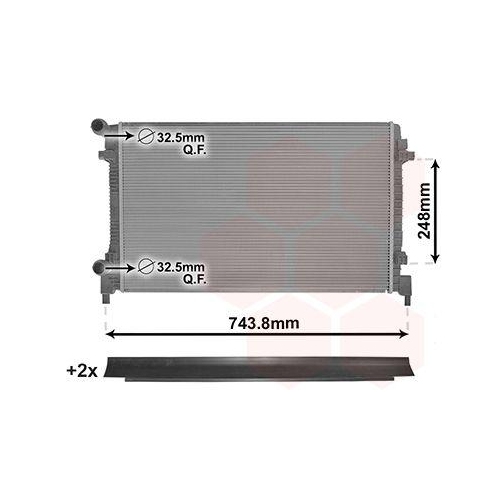 VAN WEZEL K&uuml;hler, Motork&uuml;hlung *** IR PLUS *** 58012711