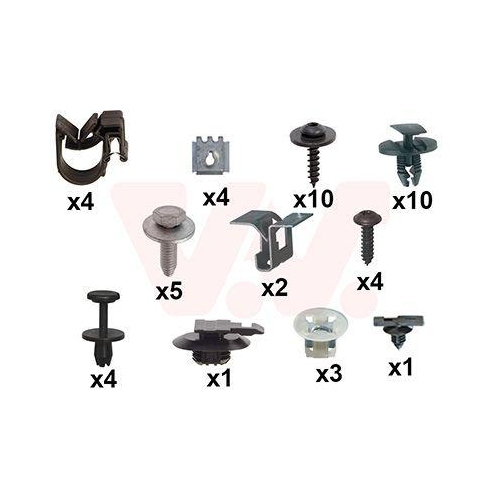 VAN WEZEL Montagesatz, Kotfl&uuml;gel 0972796