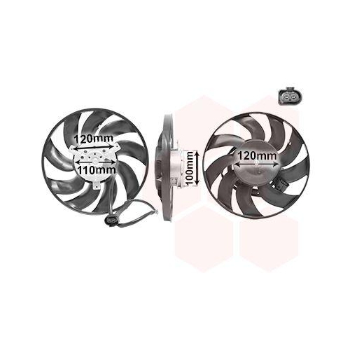 VAN WEZEL L&uuml;fter, Motork&uuml;hlung 5896744