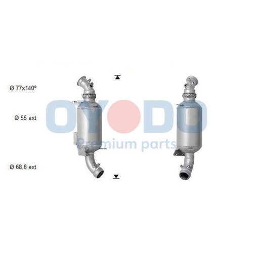 Oyodo Ruß-/Partikelfilter, Abgasanlage