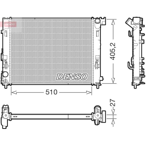 DENSO K&uuml;hler, Motork&uuml;hlung DRM46076