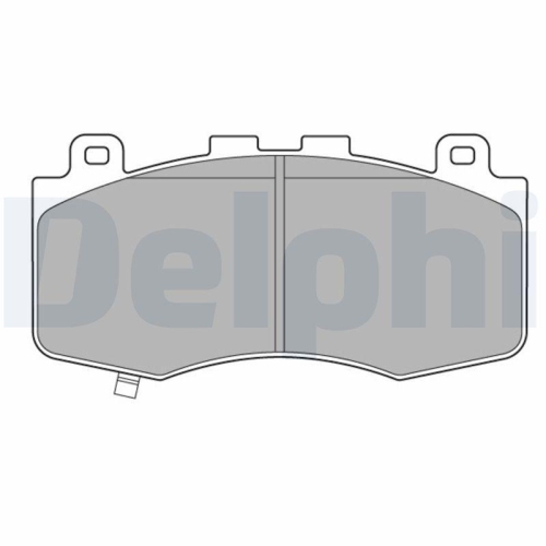 DELPHI Bremsbelagsatz, Scheibenbremse LP3631