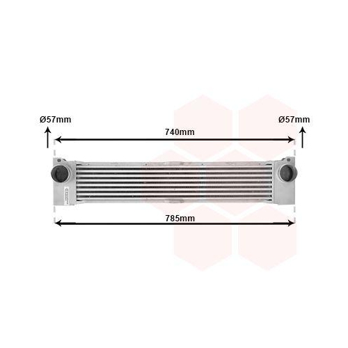 VAN WEZEL Ladeluftk&uuml;hler 30004370