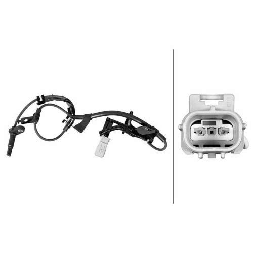 HELLA Sensor, Raddrehzahl 6PU 358 218-801