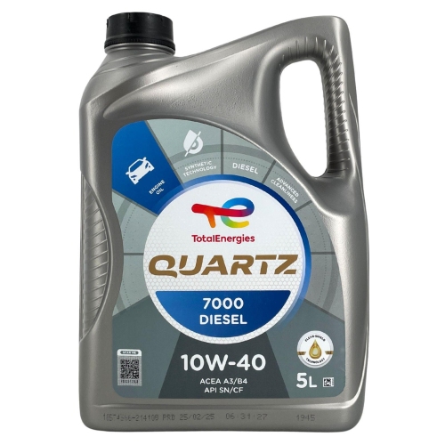 Motor&ouml;l Motoren&ouml;l Total Quartz Diesel 7000 10W-40 5 Liter Kanister 214108