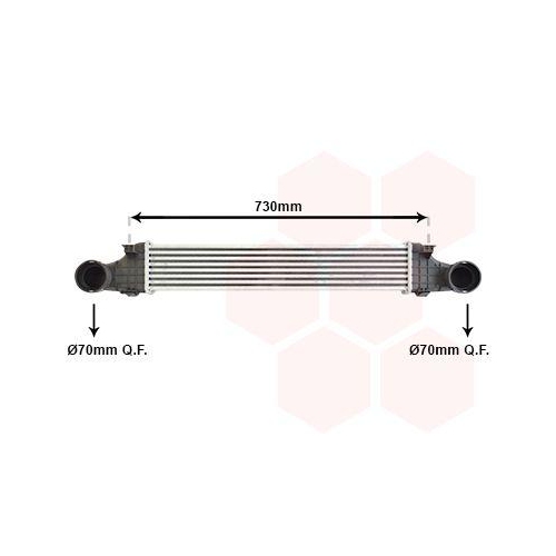 VAN WEZEL Ladeluftk&uuml;hler 30004410