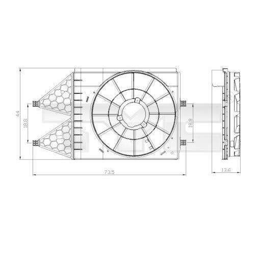 TYC Halter, K&uuml;hlerl&uuml;fter 837-0033-1