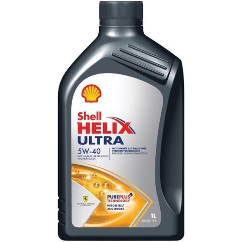 Motoröl Motorenöl Shell Helix Ultra 5W-40 - 1 Liter Flasche 550073577