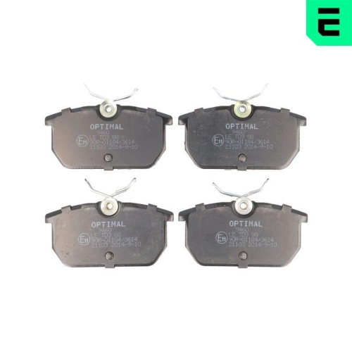 OPTIMAL Bremsbelagsatz, Scheibenbremse
