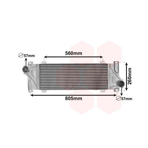 VAN WEZEL Ladeluftk&uuml;hler 30004448