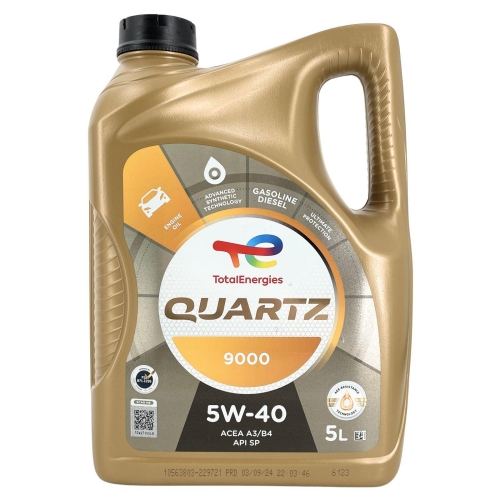 Motor&ouml;l Motoren&ouml;l Total Quartz 9000 Energy 5W-40 5 Liter Kanister 213697