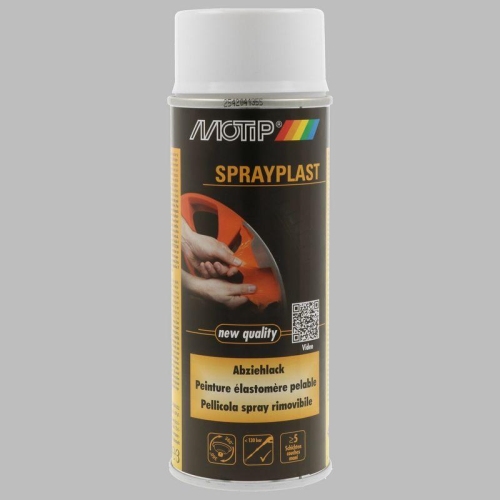 Sprayplast Abziehlack wei&szlig; sgl. 400ml MOTIP 396533