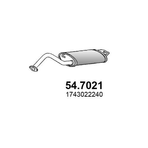 ASSO Endschalldämpfer 54.7021