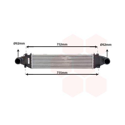 VAN WEZEL Ladeluftk&uuml;hler 30004525