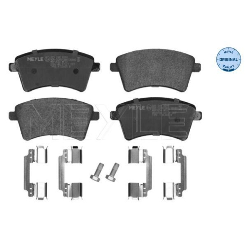 MEYLE Bremsbelagsatz, Scheibenbremse MEYLE-ORIGINAL: True to OE. 025 246 9318