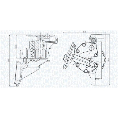 MAGNETI MARELLI &Ouml;lpumpe 351516000101