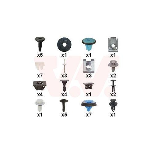 VAN WEZEL Montagesatz, Kotfl&uuml;gel 0983796