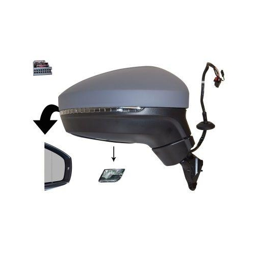 VAN WEZEL Au&szlig;enspiegel * HAGUS * 5747818