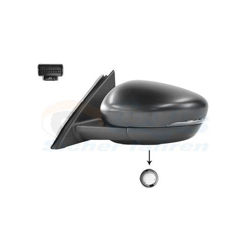 VAN WEZEL Au&szlig;enspiegel * HAGUS * 1908815