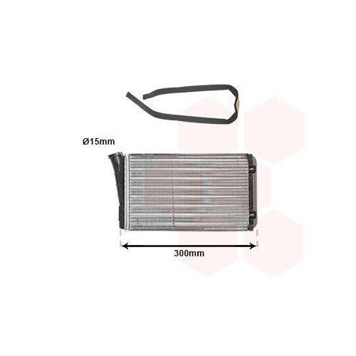 VAN WEZEL W&auml;rmetauscher, Innenraumheizung *** IR PLUS *** 37006196