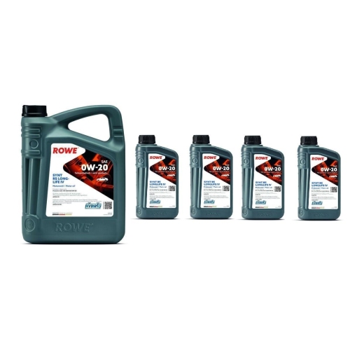 Motoröl ROWE Hightec Synth RS Longlife IV 0W-20 ACEA A1/B1 VW 508.00 509.00 9L