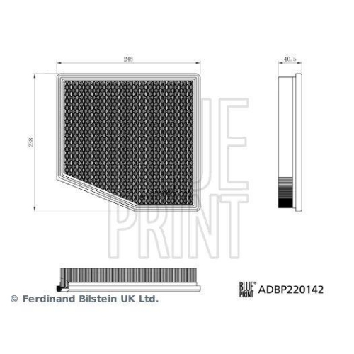 BLUE PRINT Luftfilter