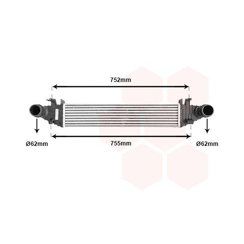 VAN WEZEL Ladeluftk&uuml;hler 30004557