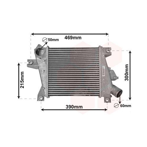 VAN WEZEL Ladeluftk&uuml;hler 13014700